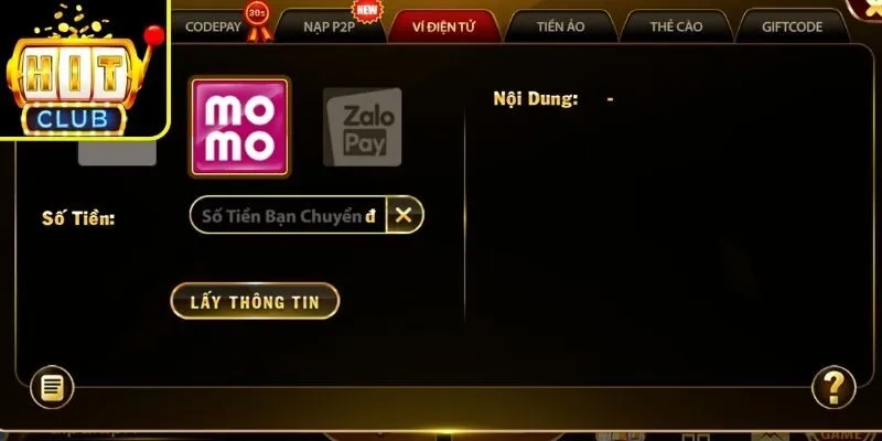 Nạp Tiền Hitclub – Cách Thanh Toán Nhanh Và An Toàn 3 Sử dụng phương thức chính thức